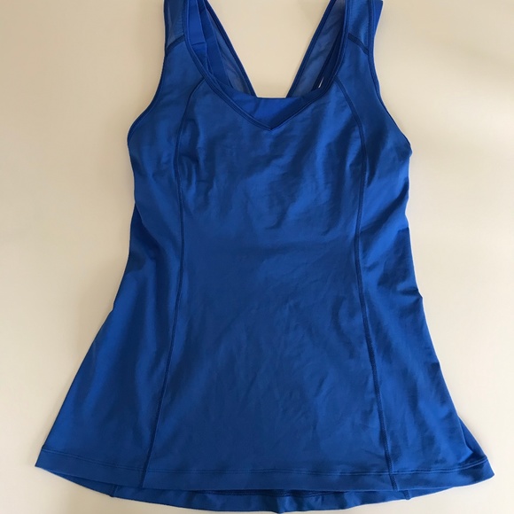Lululemon Super Sport Tank Pipe Dream Blue Size 4 - Picture 9 of 12